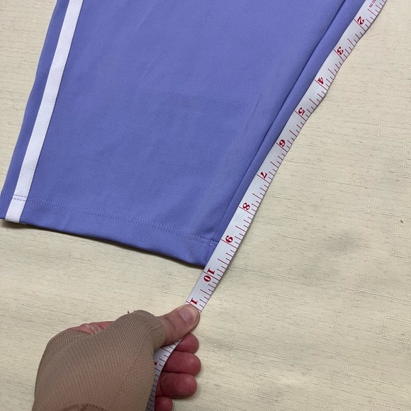 Adidas Originals S purple high waisted bike shorts - Picture 3 of 11